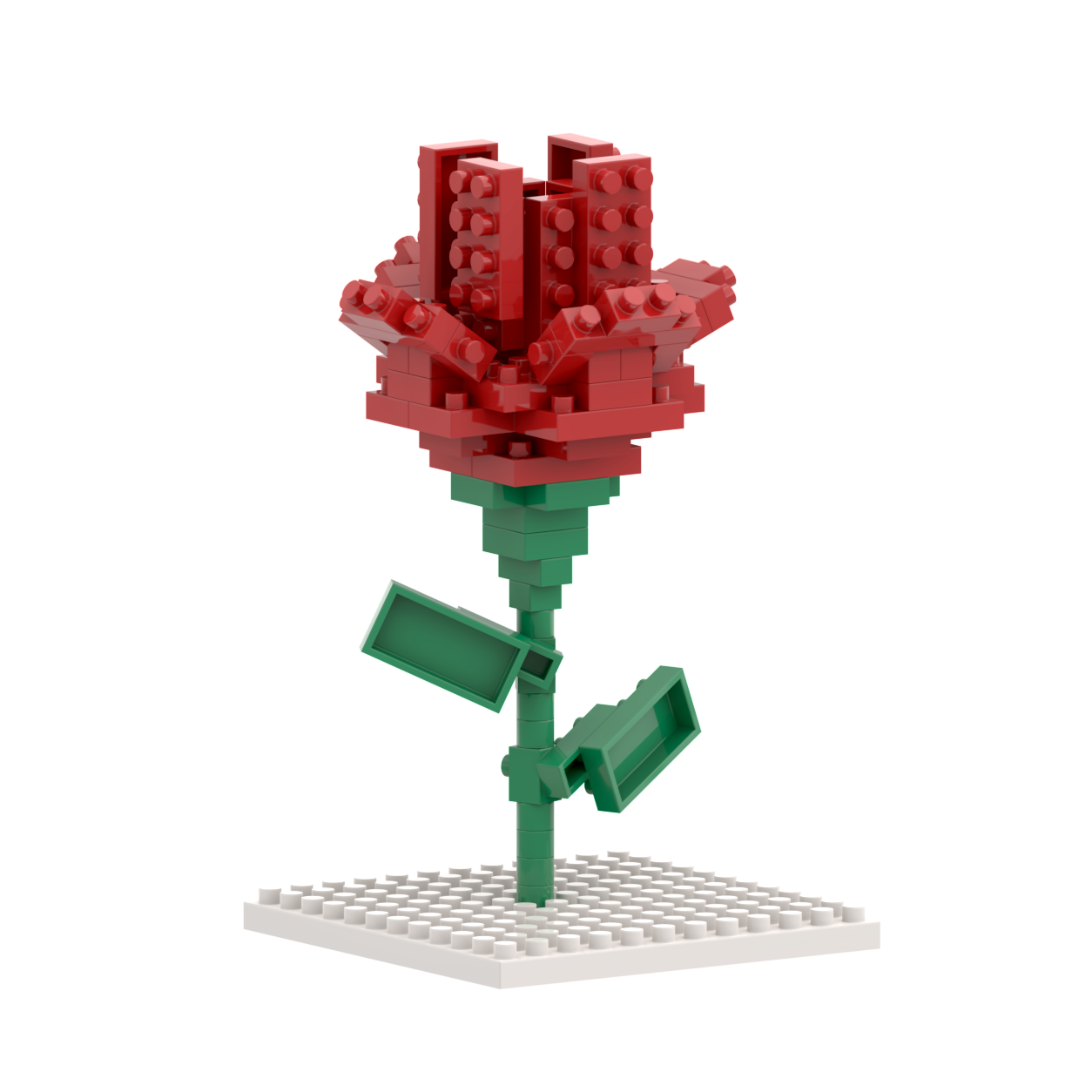 BRIXIES Postkarte Blume