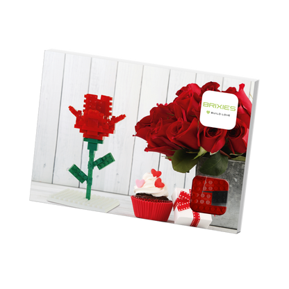 BRIXIES Postkarte Blume