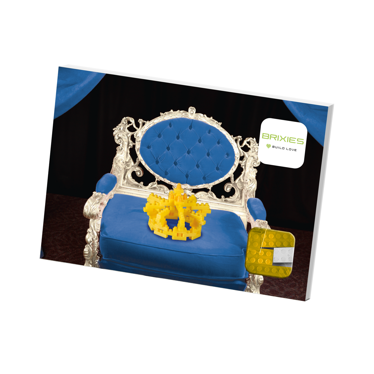 BRIXIES Postkarte Krone