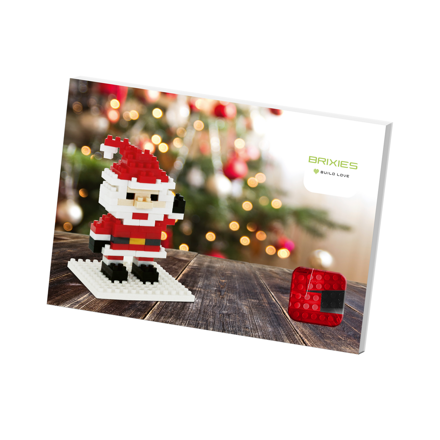 BRIXIES Postkarte Weihnachtsmann