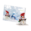 BRIXIES Postkarte Schneemann