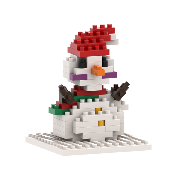 BRIXIES Postkarte Schneemann