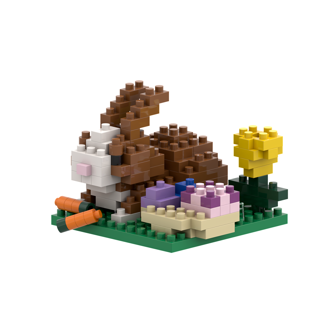 BRIXIES Postkarte Osterhase