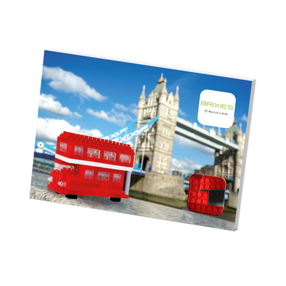 BRIXIES Postkarte Tourbus