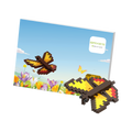 BRIXIES Postkarte Schmetterling