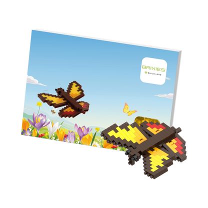 BRIXIES Postkarte Schmetterling