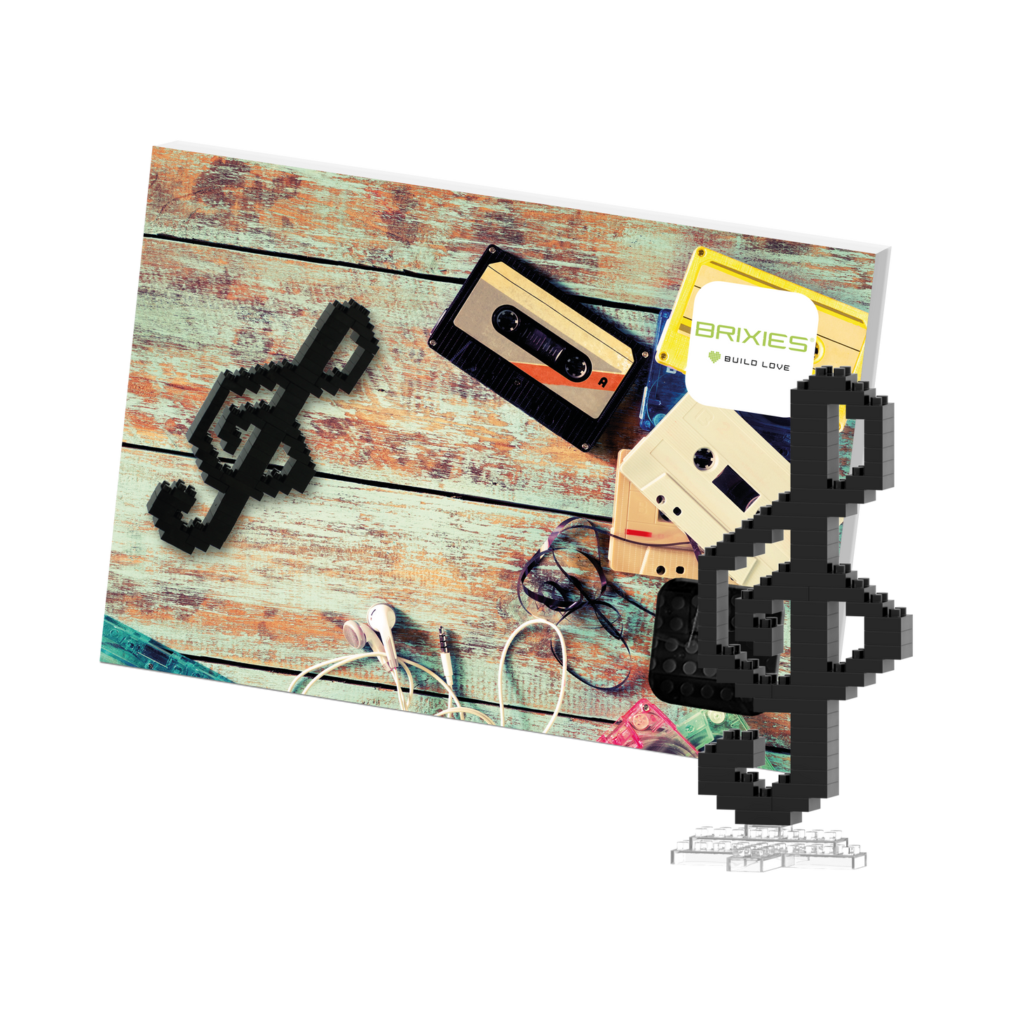 BRIXIES Treble Clef Postcard