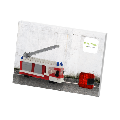BRIXIES Postkarte Feuerwehr