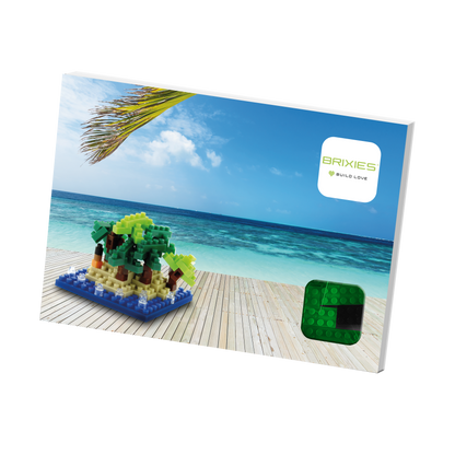BRIXIES Postkarte Happy Holiday