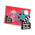 BRIXIES Clapperboard Postcard