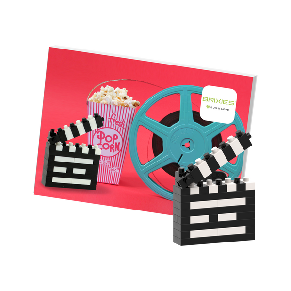 BRIXIES Postkarte Filmklappe