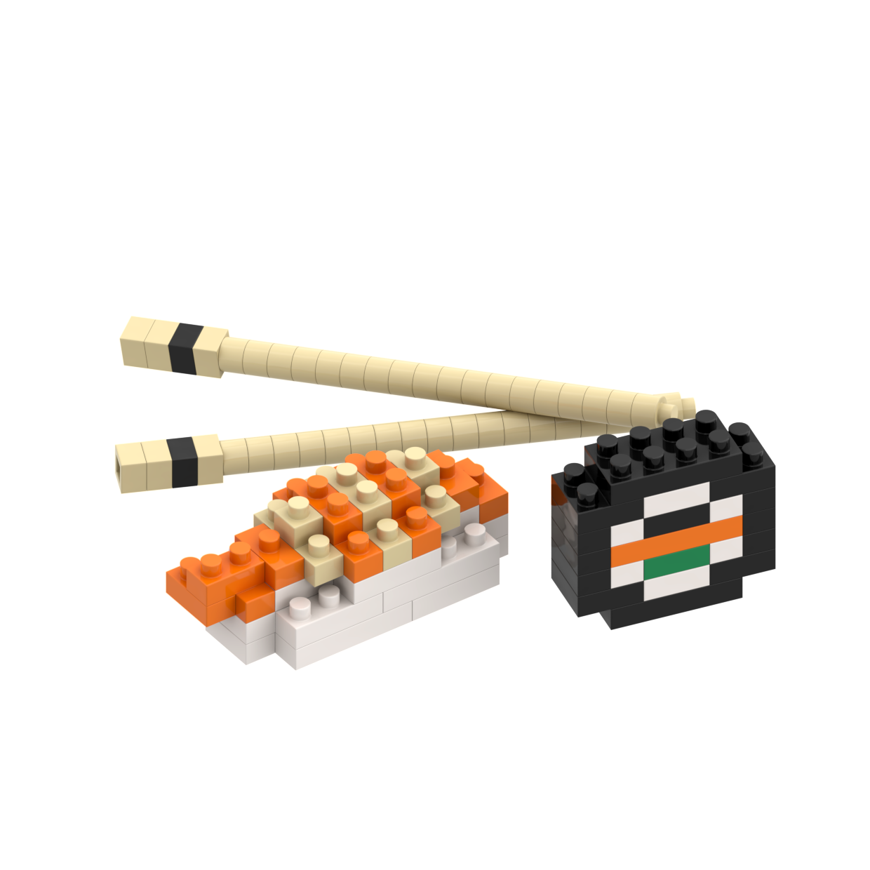 BRIXIES Postkarte Sushi
