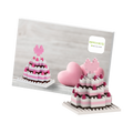 BRIXIES Postkarte Hochzeitstorte