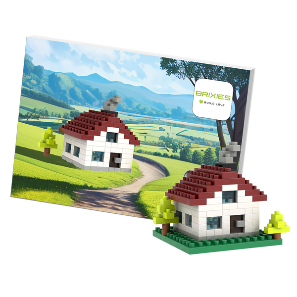 BRIXIES Postkarte Haus