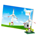BRIXIES Postkarte Windrad