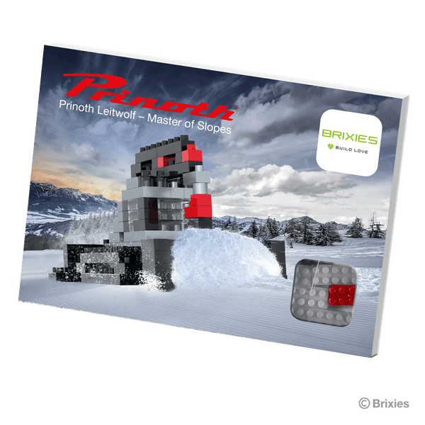 BRIXIES Postkarte Prinoth Leitwolf Pistenraupe