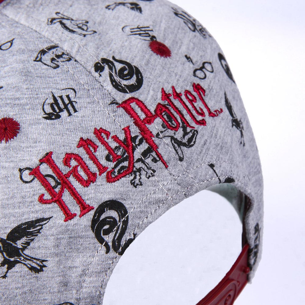 Casquette à visière plate Harry Potter - Blason de Poudlard