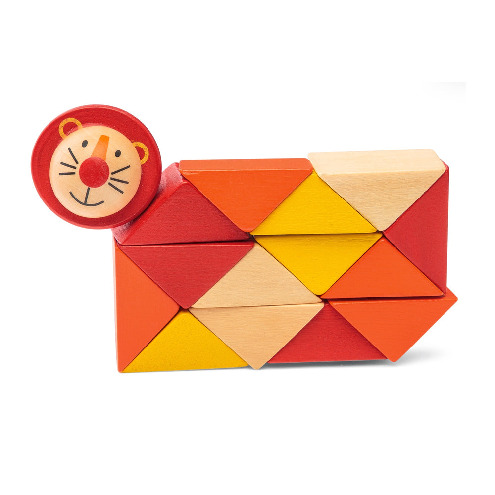 Animal Articulé en Bois – Modèle Assorti