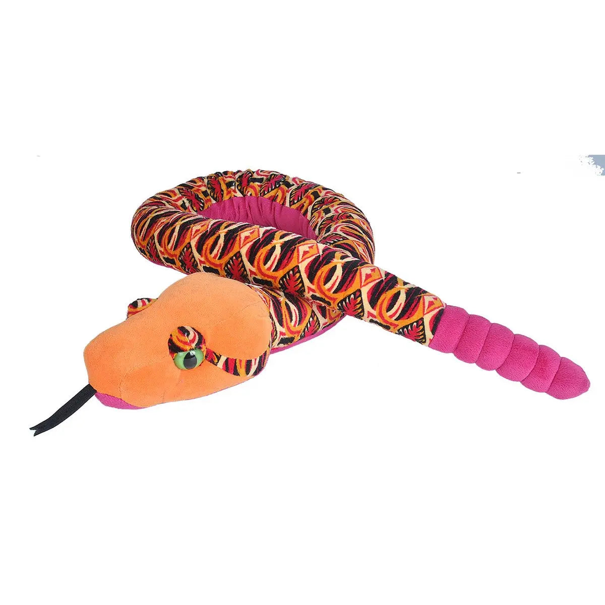   Wild Republic -  Tribal Orange Snake Stuffed Animal - 54"  Stuffed Animals