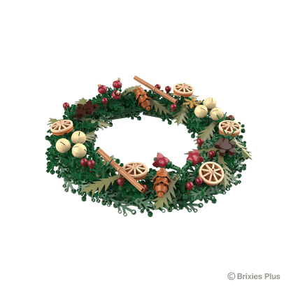 BRIXIES Plus Weihnachtskranz Adventskranz Blumenkranz