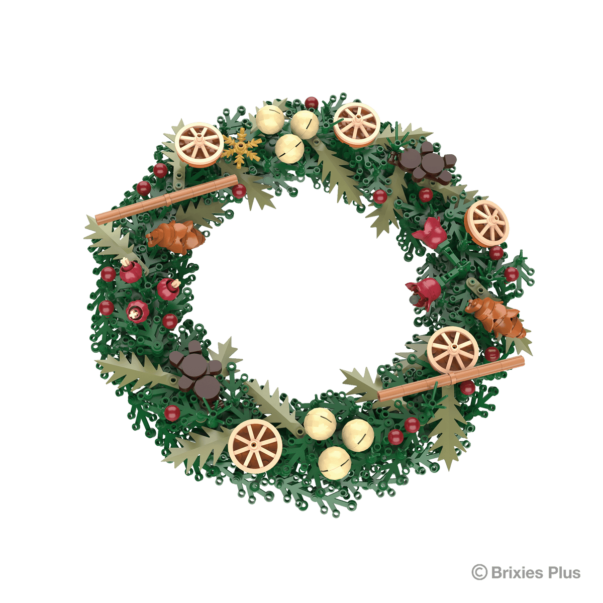 BRIXIES Plus Weihnachtskranz – ca. 800 Bausteine