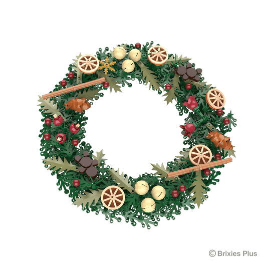 BRIXIES Plus Weihnachtskranz Adventskranz Blumenkranz
