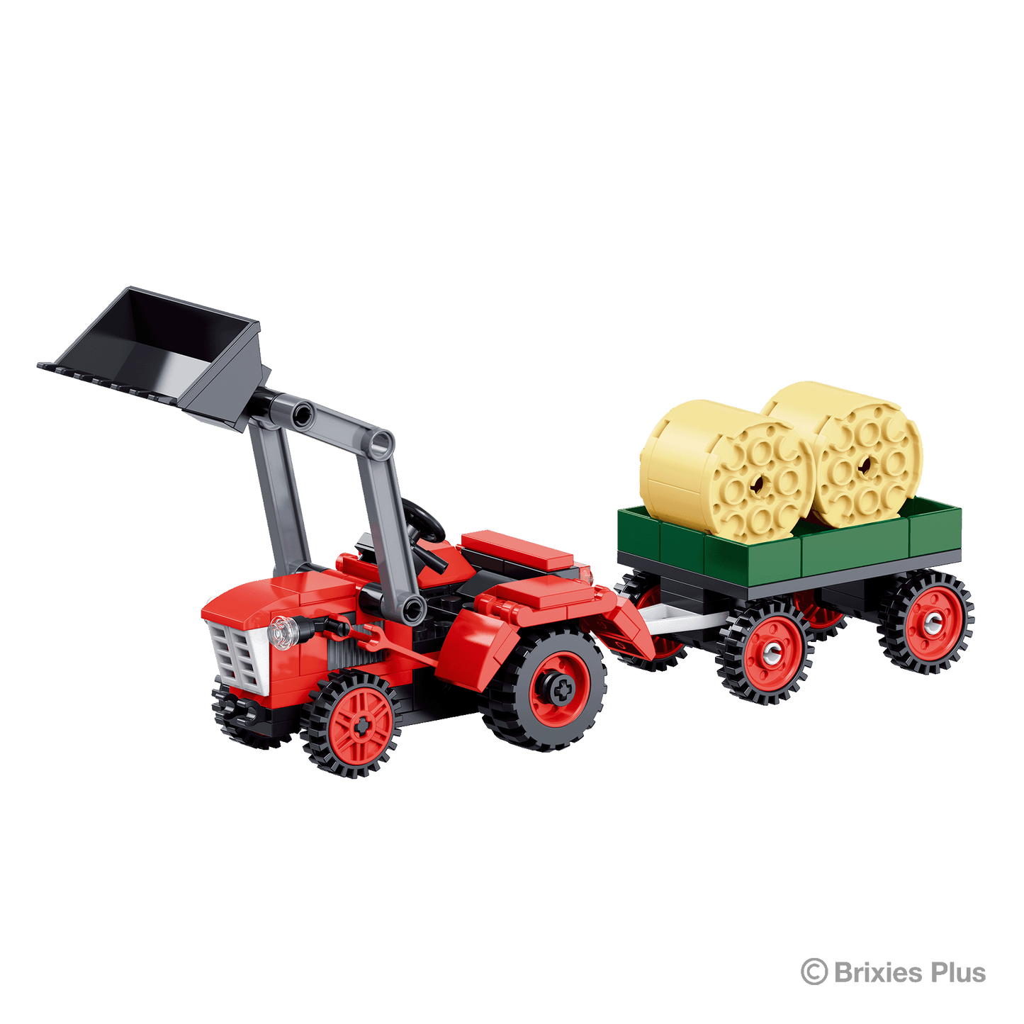 BRIXIES Plus Traktor rot / Tractor red