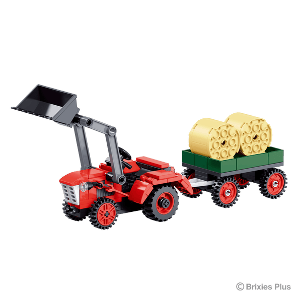 BRIXIES Plus Traktor rot / Tractor red