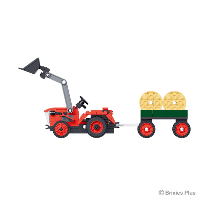 BRIXIES Plus Traktor rot / Tractor red