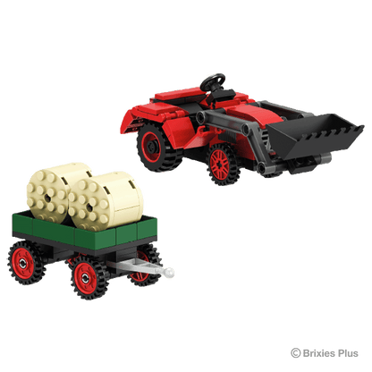BRIXIES Plus Traktor rot / Tractor red
