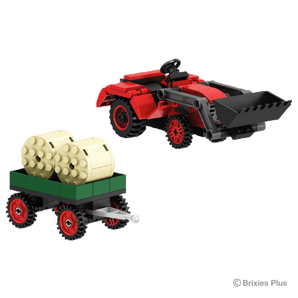 BRIXIES Plus Traktor rot / Tractor red