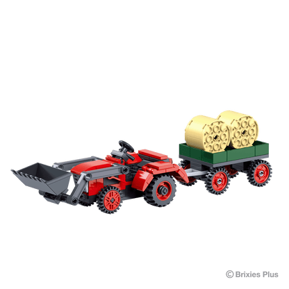 BRIXIES Plus Traktor rot / Tractor red