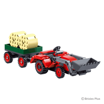 BRIXIES Plus Traktor rot / Tractor red