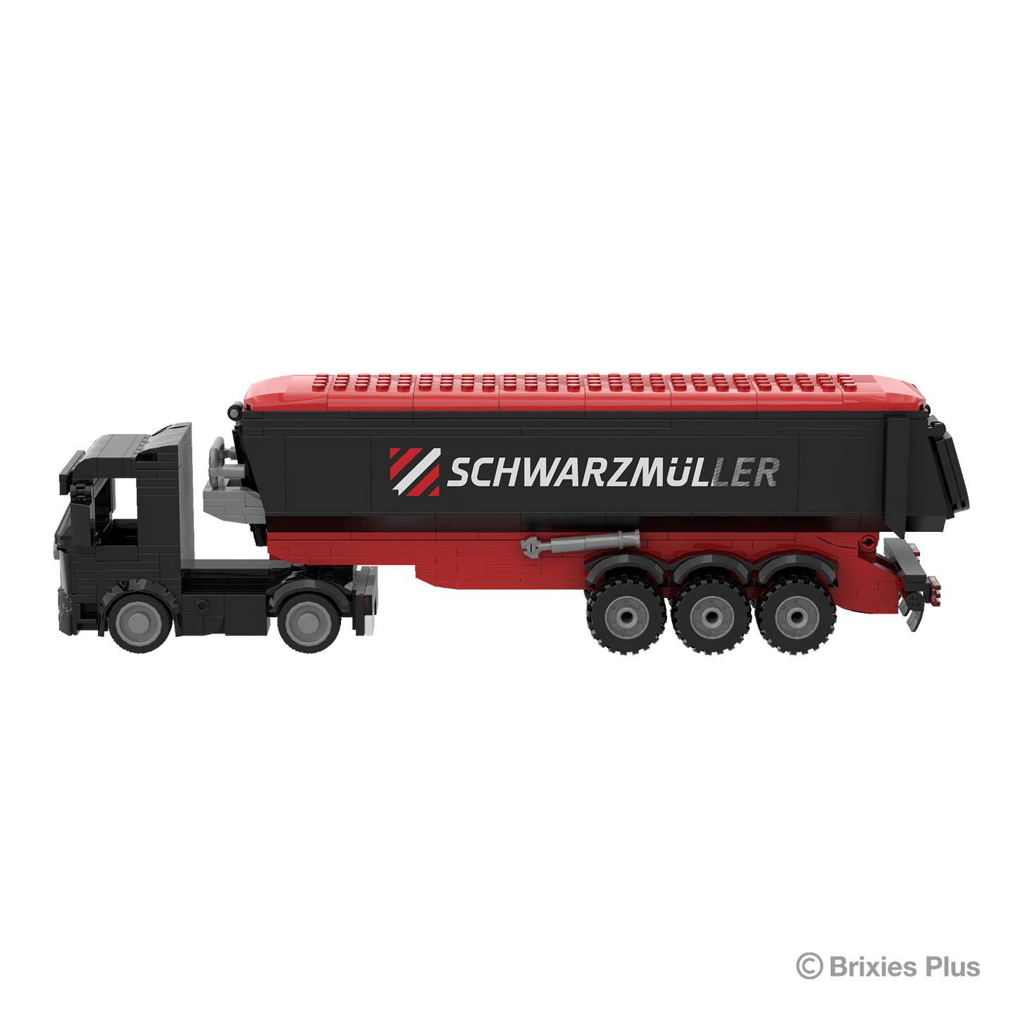 BRIXIES Plus Schwarzmüller Zugmaschine plus Muldenanhänger