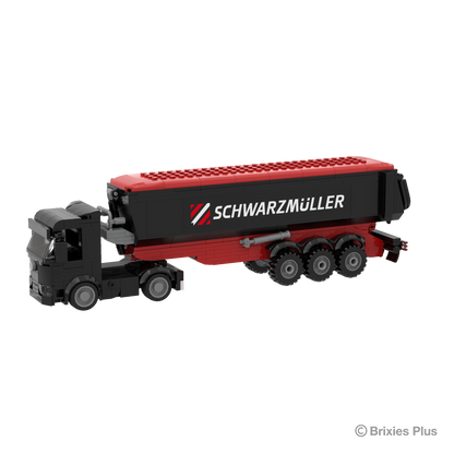 BRIXIES Plus Schwarzmüller Zugmaschine plus Muldenanhänger