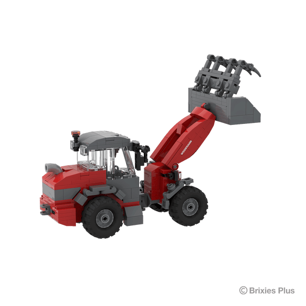 BRIXIES Plus Weidemann 3060 Greifschaufel & Plattengabel + Zubehör
