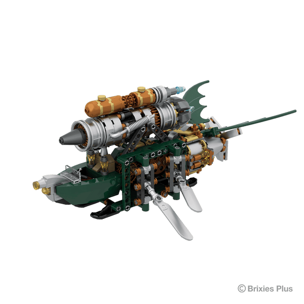 BRIXIES Plus Steampunk Dragonfly
