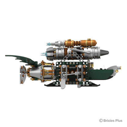 BRIXIES Plus Steampunk Dragonfly