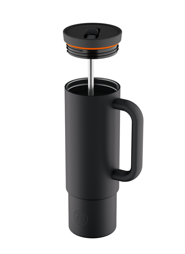 Gobelet à paille "Straw Cup" - Tuxedo Black 800ml