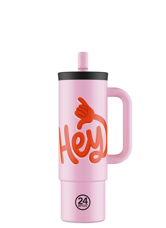 Straw Cup | Hey! Pink - 800 ml