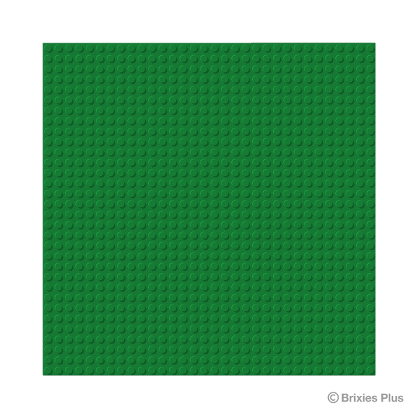 BRIXIES Plus Basis Platte Grün 32 x 32 Noppen