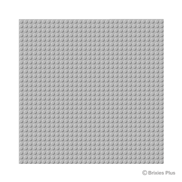 BRIXIES Plus Basis Platte Hellgrau 32 x 32 Noppen
