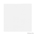 BRIXIES Plus Basis Platte Weiß 32 x 32 Noppen