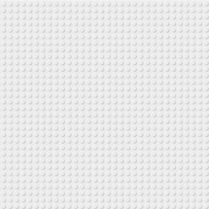 BRIXIES Plus Basis Platte transparent  32 x 32 Noppen