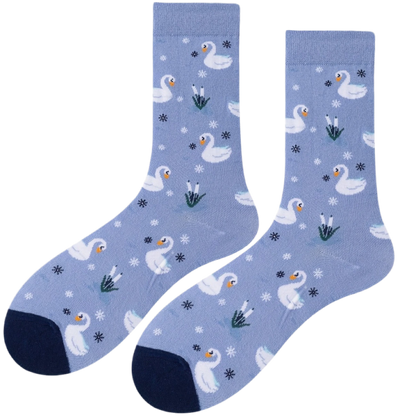 White Swan Socks