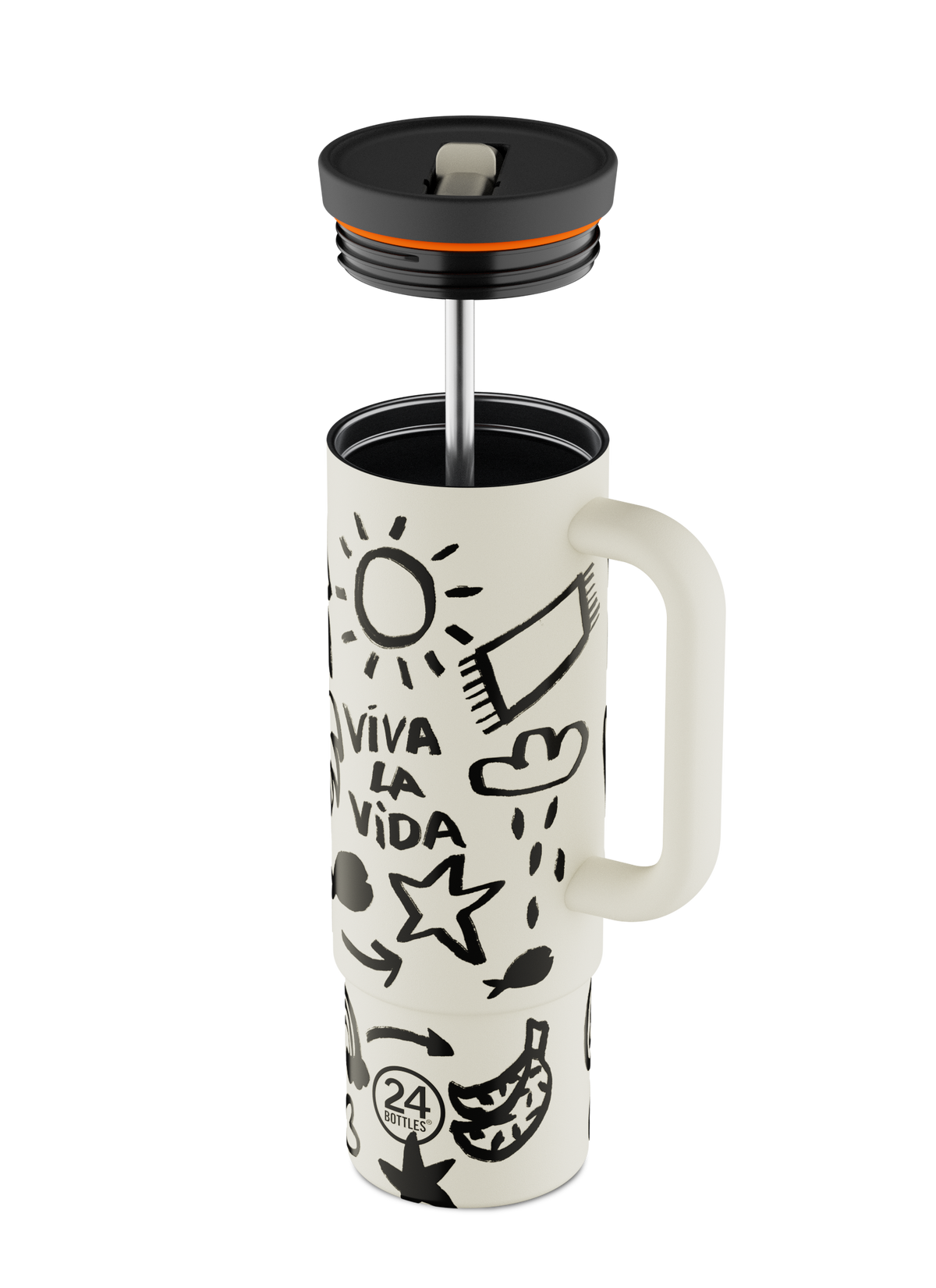 Gobelet à Paille "Straw Cup" - Viva la Vida 800ml