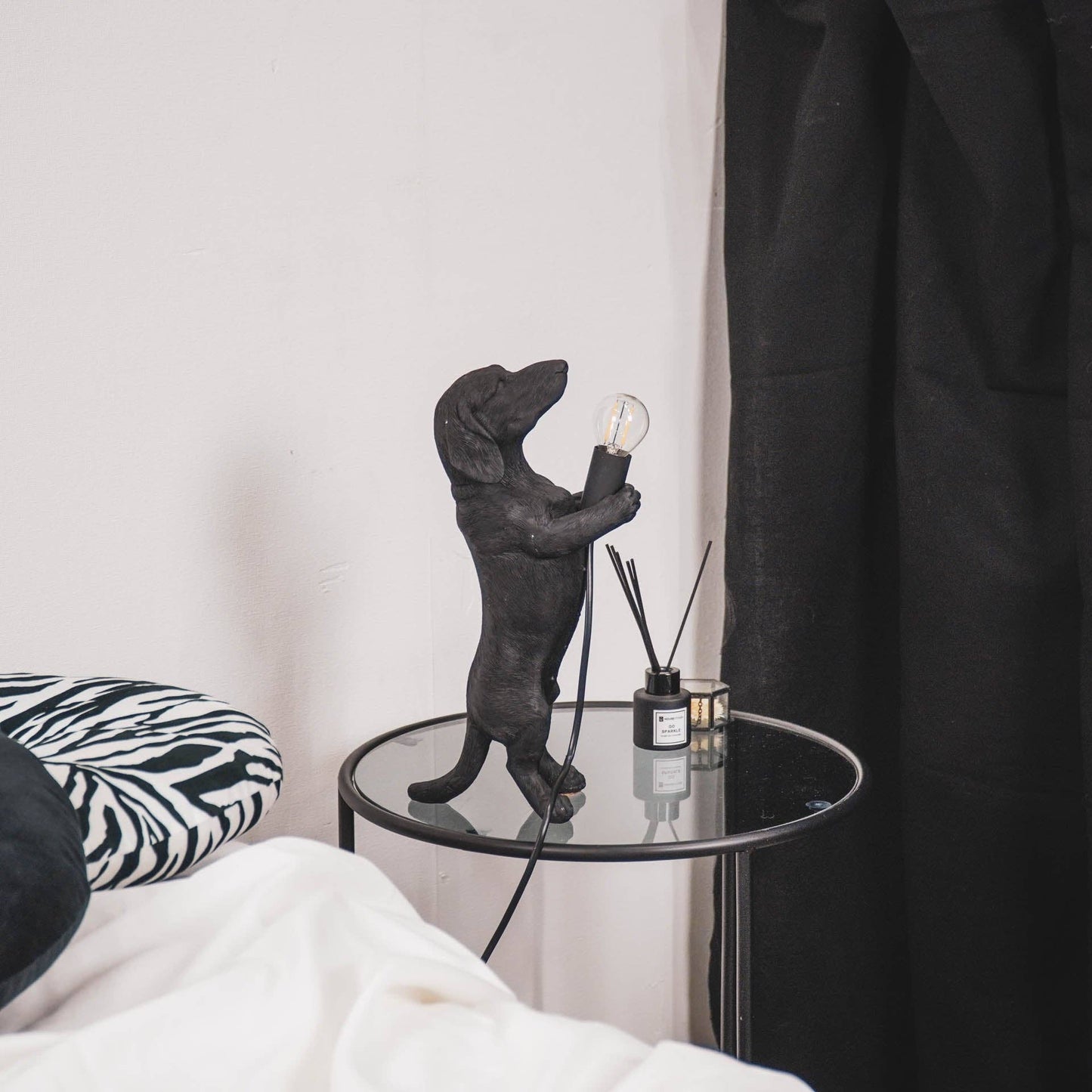 Lámpara Dachshund - Negra