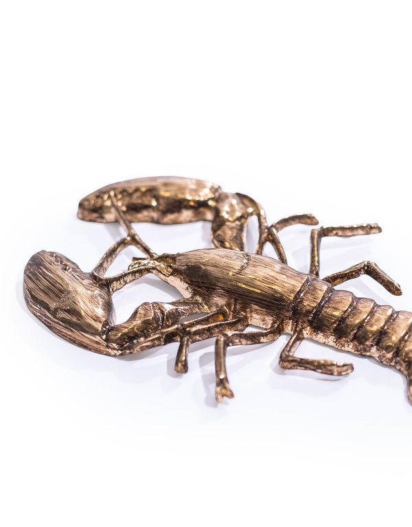Gancio da parete Golden Lobster