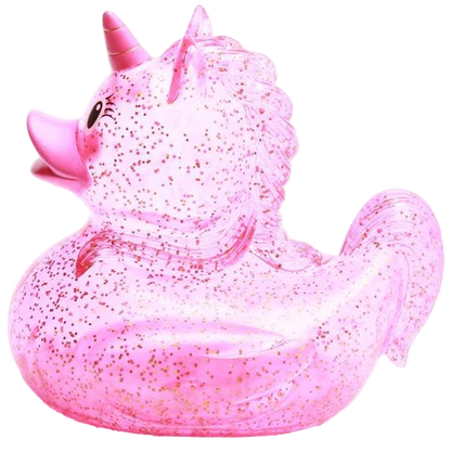 Canard Licorne Rose Pailleté XL