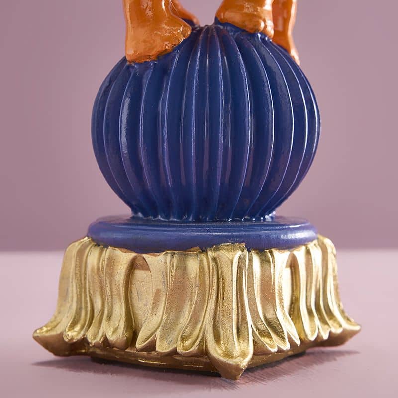 Chandelier éléphant orange